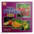4_Pcs Set  Fruits Puzzle | Cardboard | Educational Toys | 4+ Years