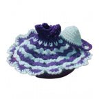 Generic Laddu Gopal Tharad Dress Size: 0 To 6 (White-Lavender)